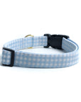 Baby Blue Gingham Collar