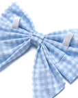 Sailor Bow - Baby Blue Gingham