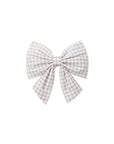 Sailor Bow - Biscuit Gingham