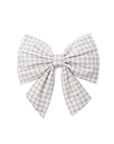 Sailor Bow - Biscuit Gingham