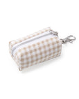 Dog Waste Bag Holder - Biscuit Gingham