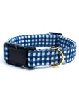 Blue Gingham Collar