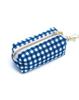 Dog Waste Bag Holder - Blue Gingham