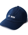 Cat Mom Navy Cap