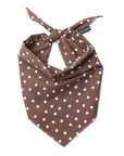 Chocolate Dot Dog Bandana