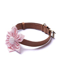 Baby Pink Gingham - Collar Flower