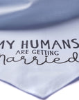 Getting Married Blue Dog Bandana