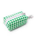 Dog Waste Bag Holder - Green Gingham