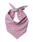 Pink Alpine Dog Bandana