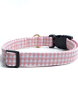 Pink Gingham Collar
