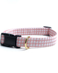 Pink Gingham Collar