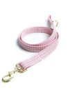 Pink Gingham Leash