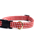 Red Gingham Collar