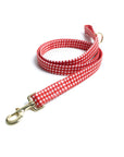 Red Gingham Leash