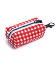 Dog Waste Bag Holder - Red Gingham