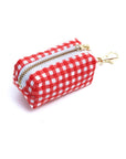 Dog Waste Bag Holder - Red Gingham