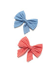 Sailor Bow - Blue Gingham