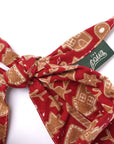 Santa's Cookies Christmas Dog Bandana