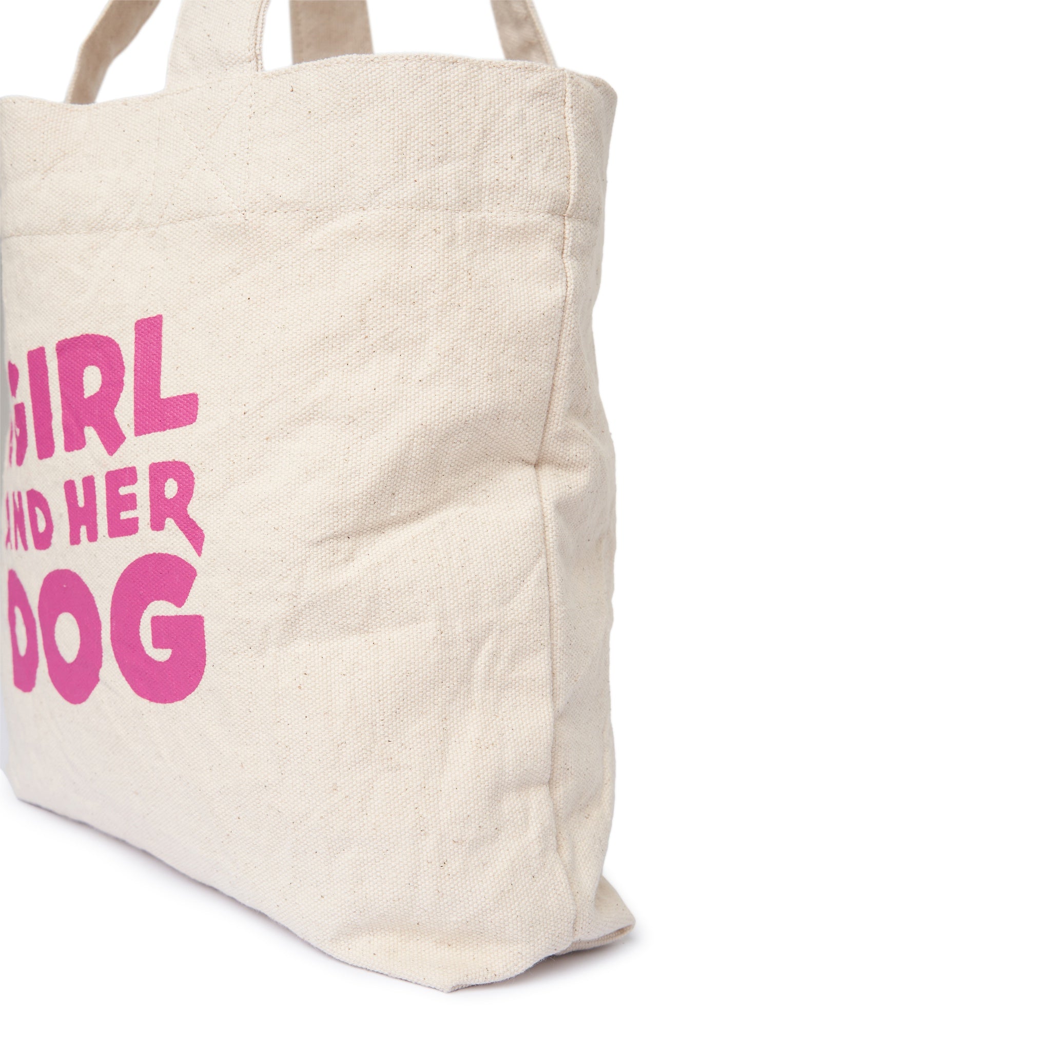 Kids Tote - A Girl And Her Dog