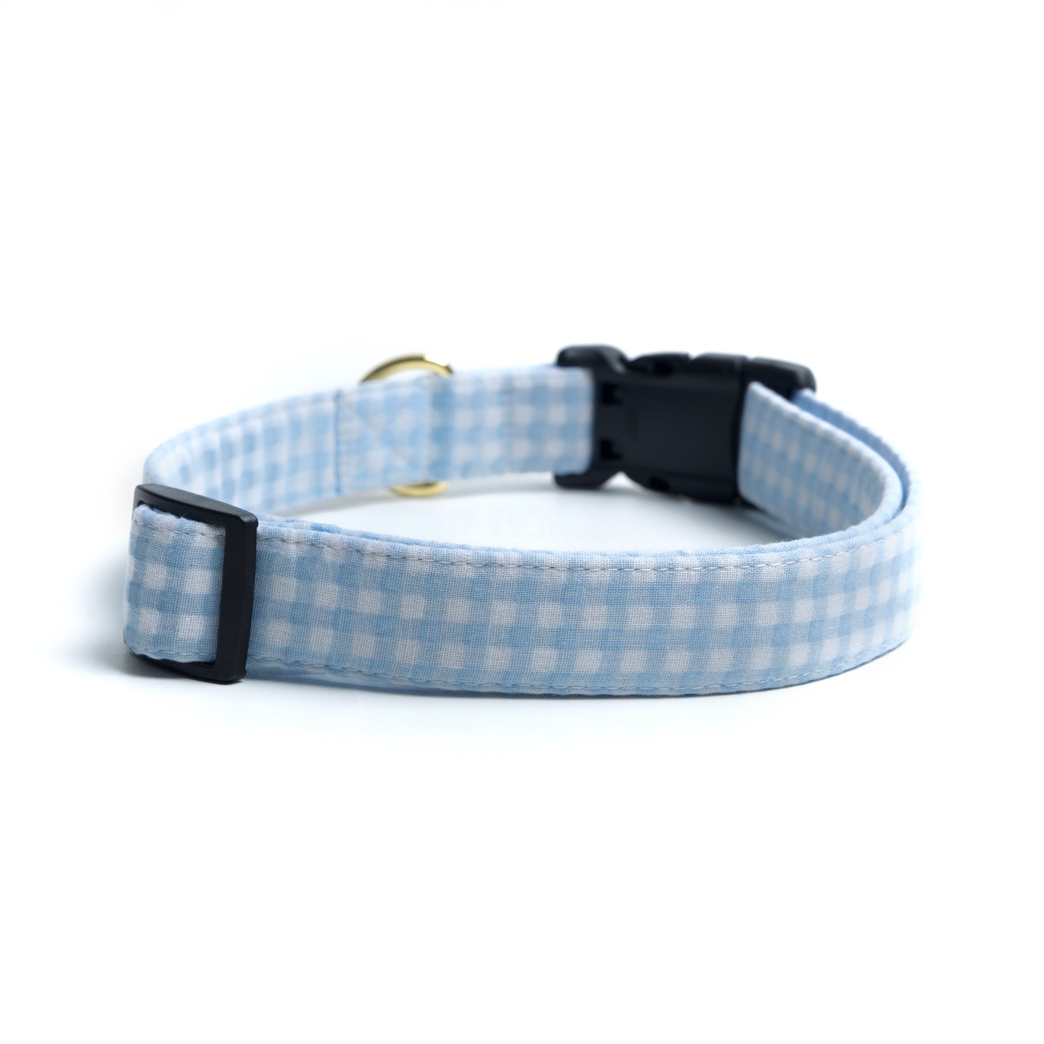 Baby Blue Gingham Collar