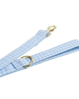 Baby Blue Gingham Leash