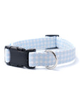 Baby Blue Gingham Collar