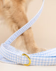 Baby Blue Gingham Leash