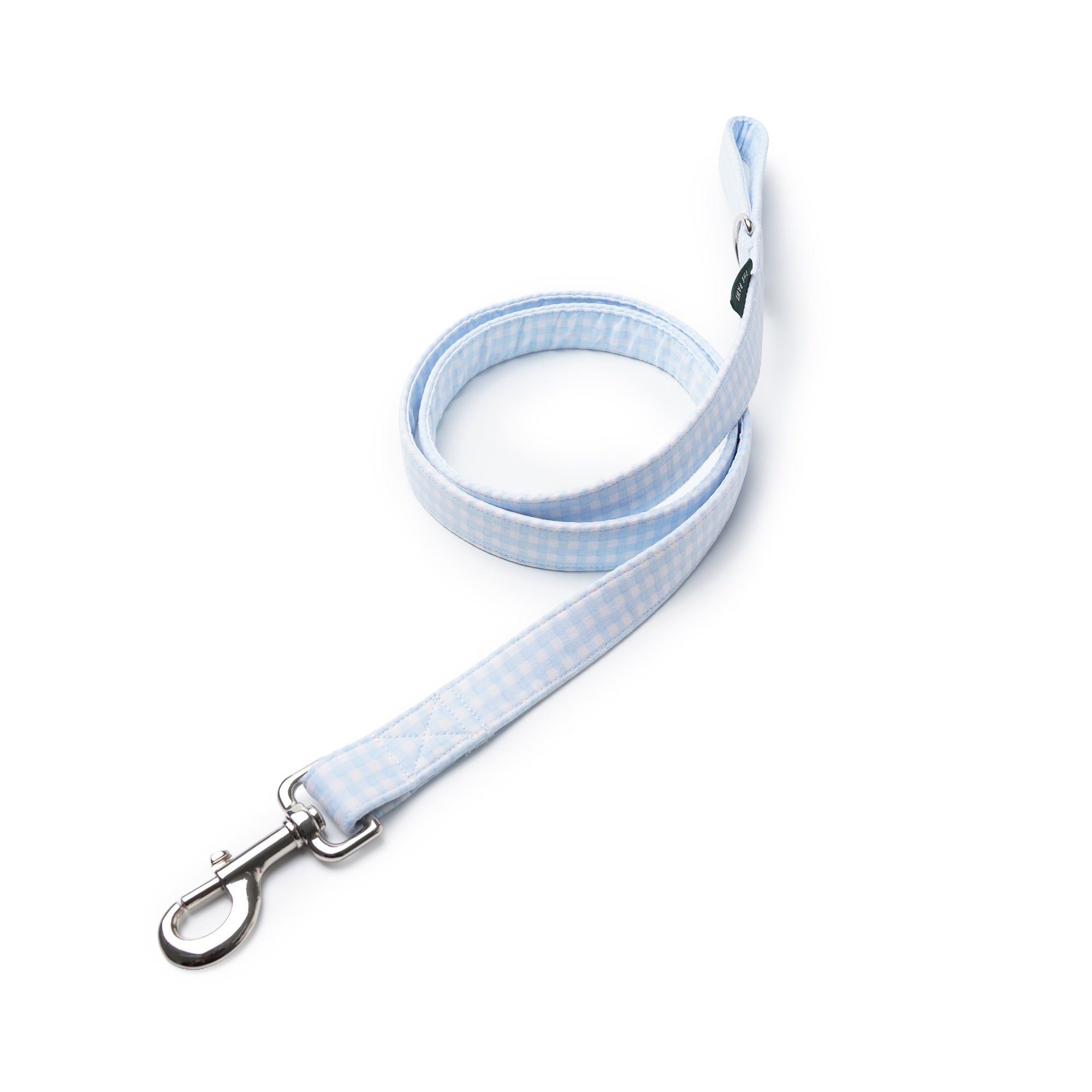 Baby Blue Gingham Leash