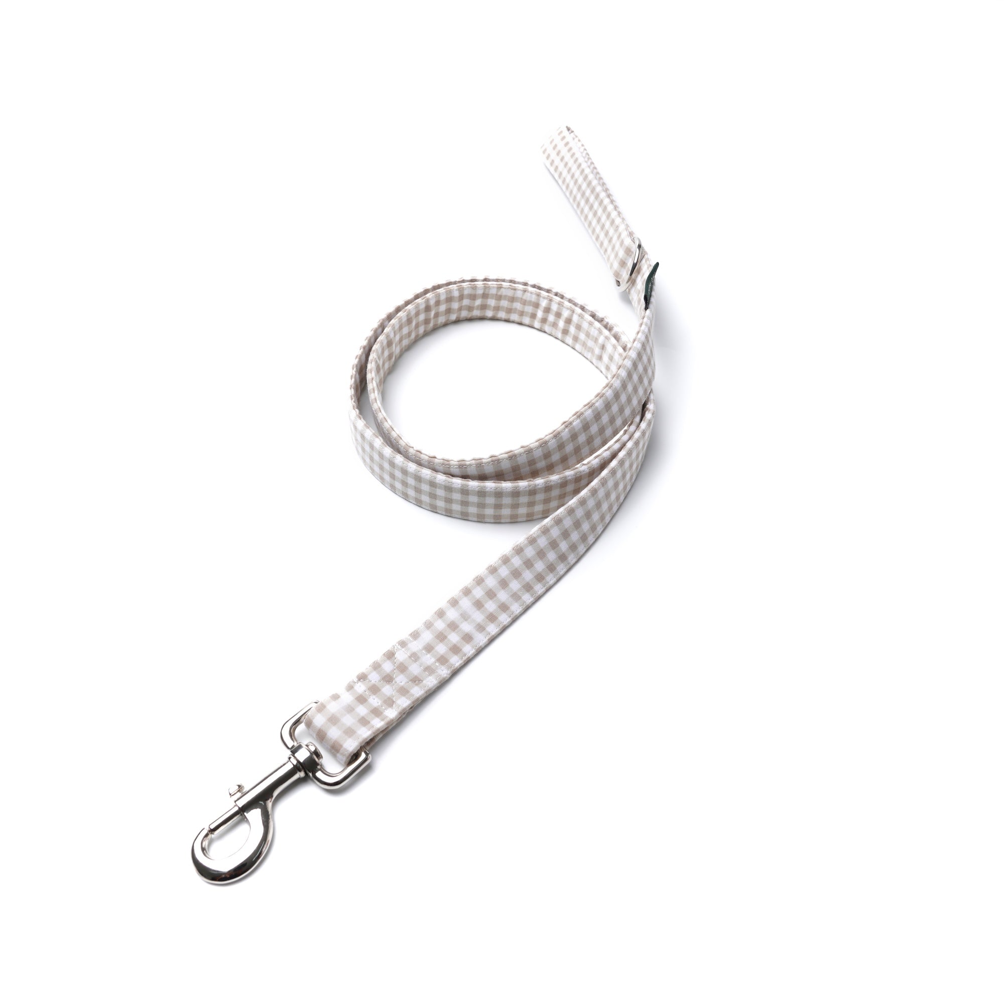 Biscuit Gingham Leash