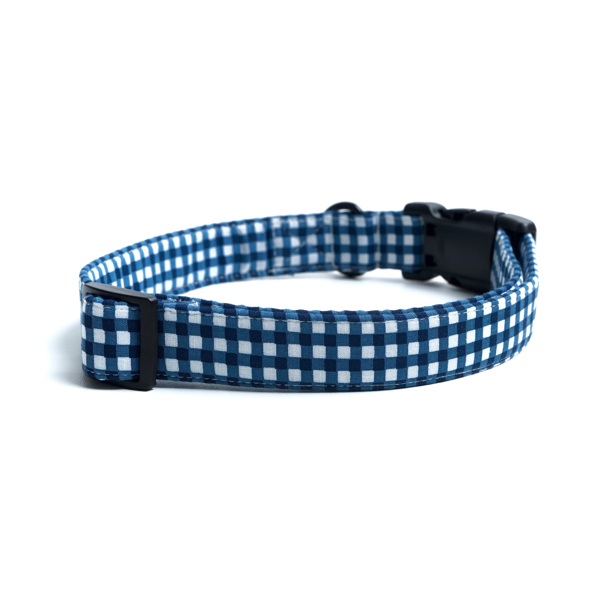 Blue Gingham Collar