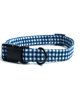 Blue Gingham Collar