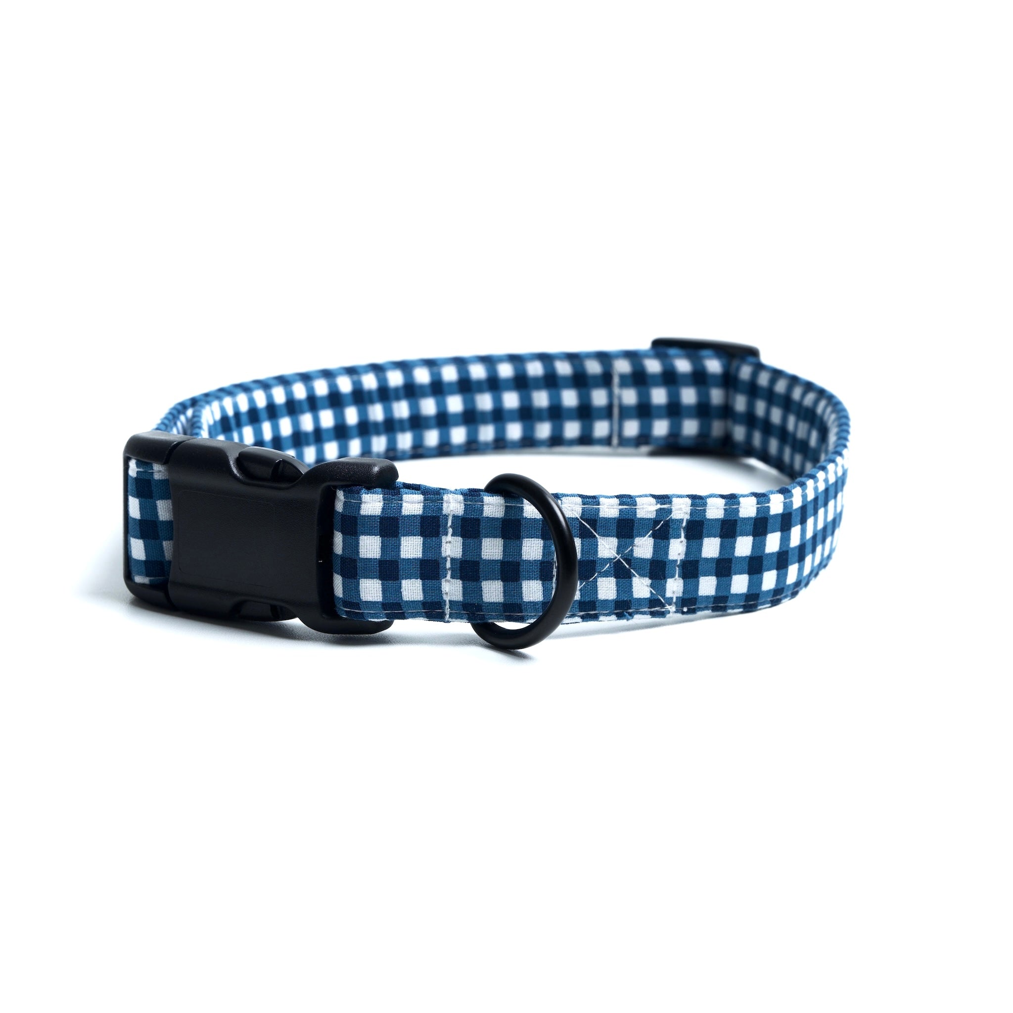 Blue Gingham Collar