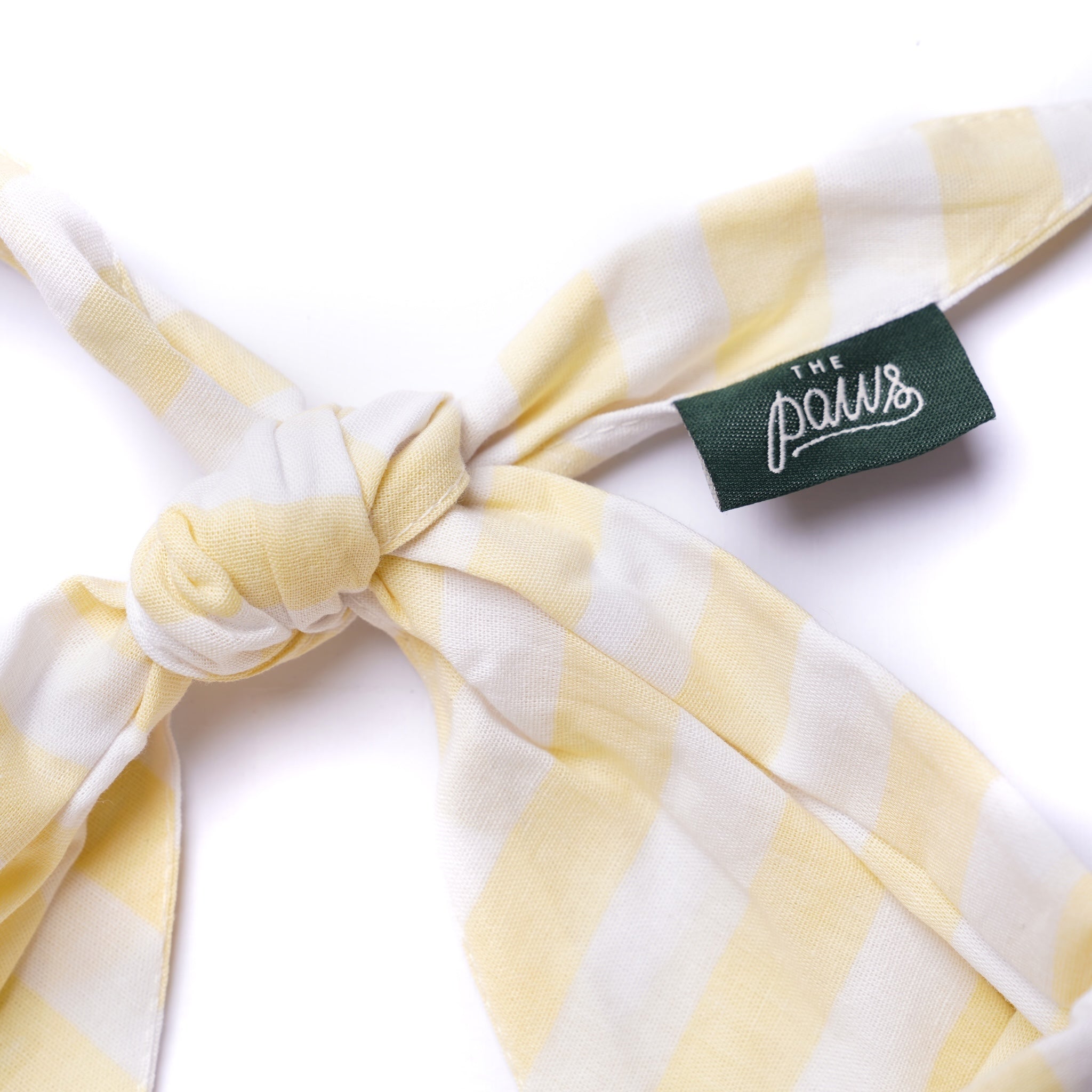 Butter Stripe Dog Bandana
