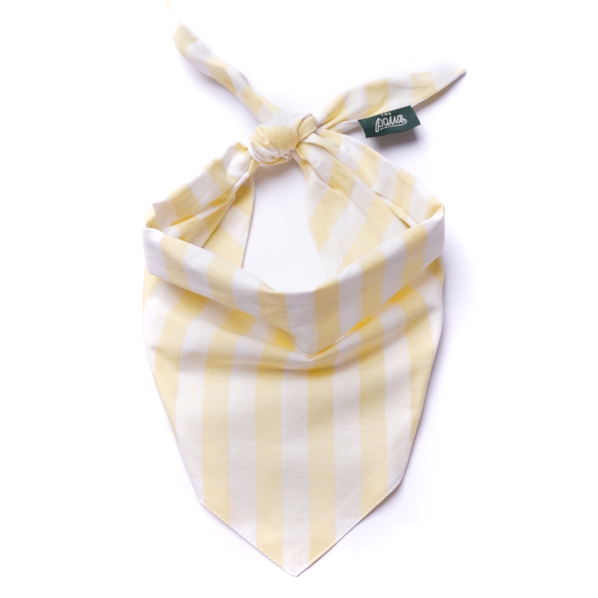 Butter Stripe Dog Bandana