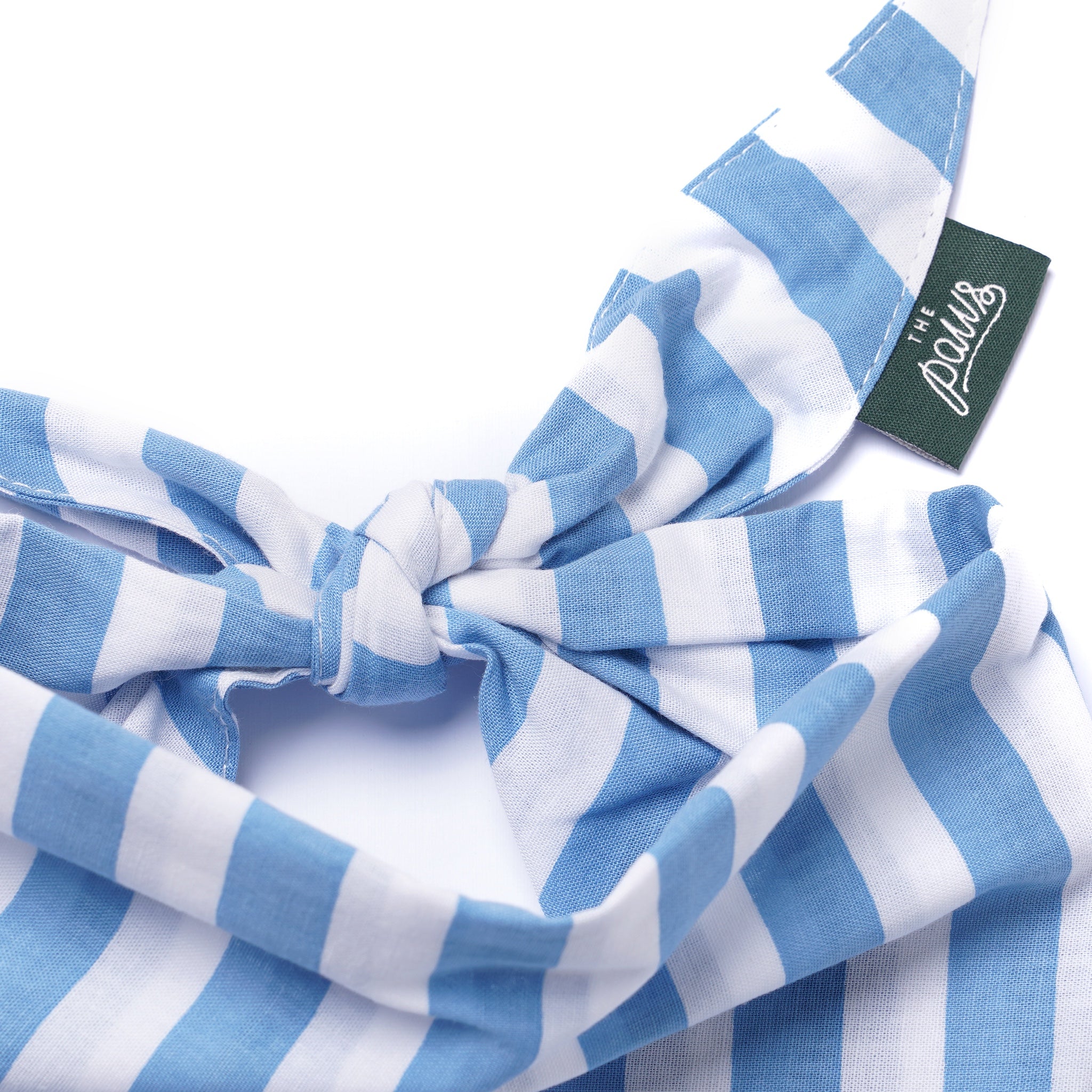 Cabana Blue Stripes Dog Bandana – The Paws