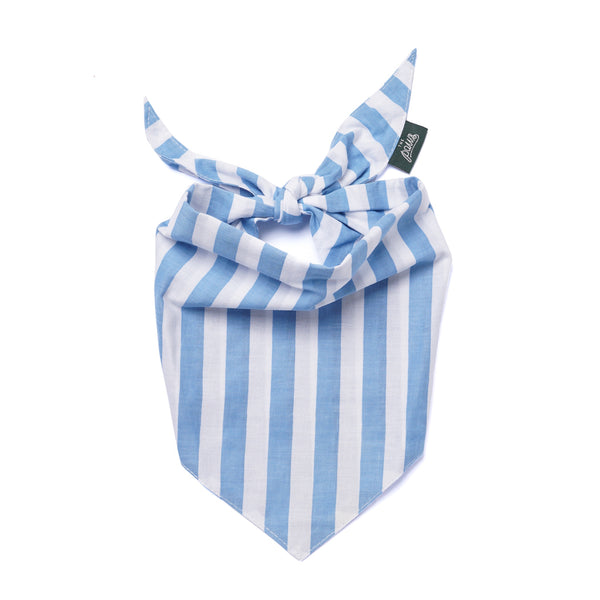 Cabana Blue Stripes Dog Bandana – The Paws