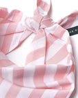 Cabana Blush Pink Stripes Dog Bandana