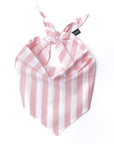 Cabana Blush Pink Stripes Dog Bandana
