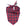 Red and blue plaid bandana with a brand tag on a white background