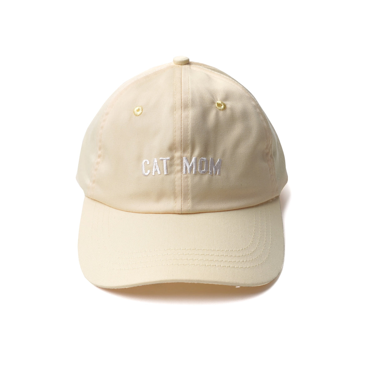 Cat Mom Yellow Cap