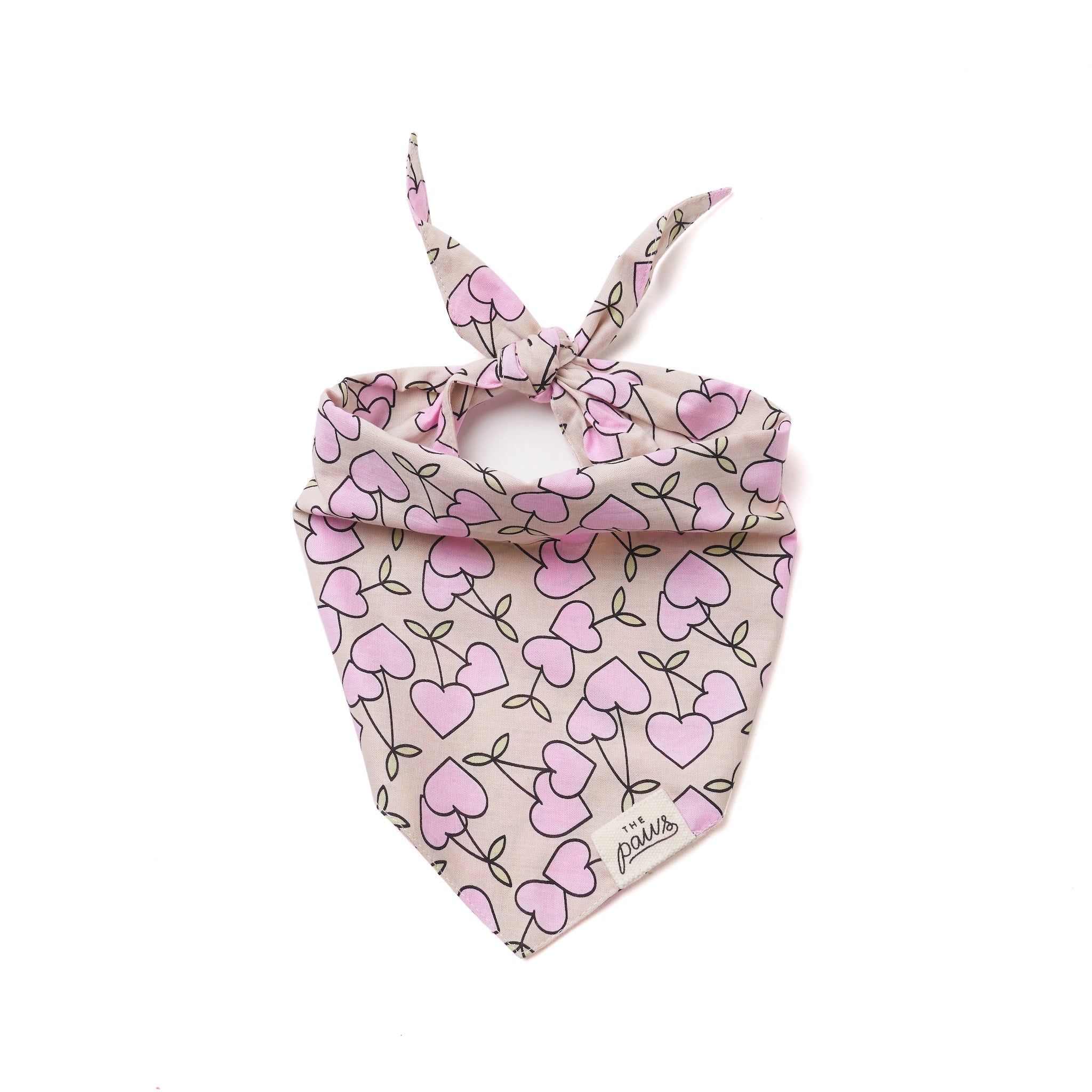 Cherry On Top dog bandana by The Paws