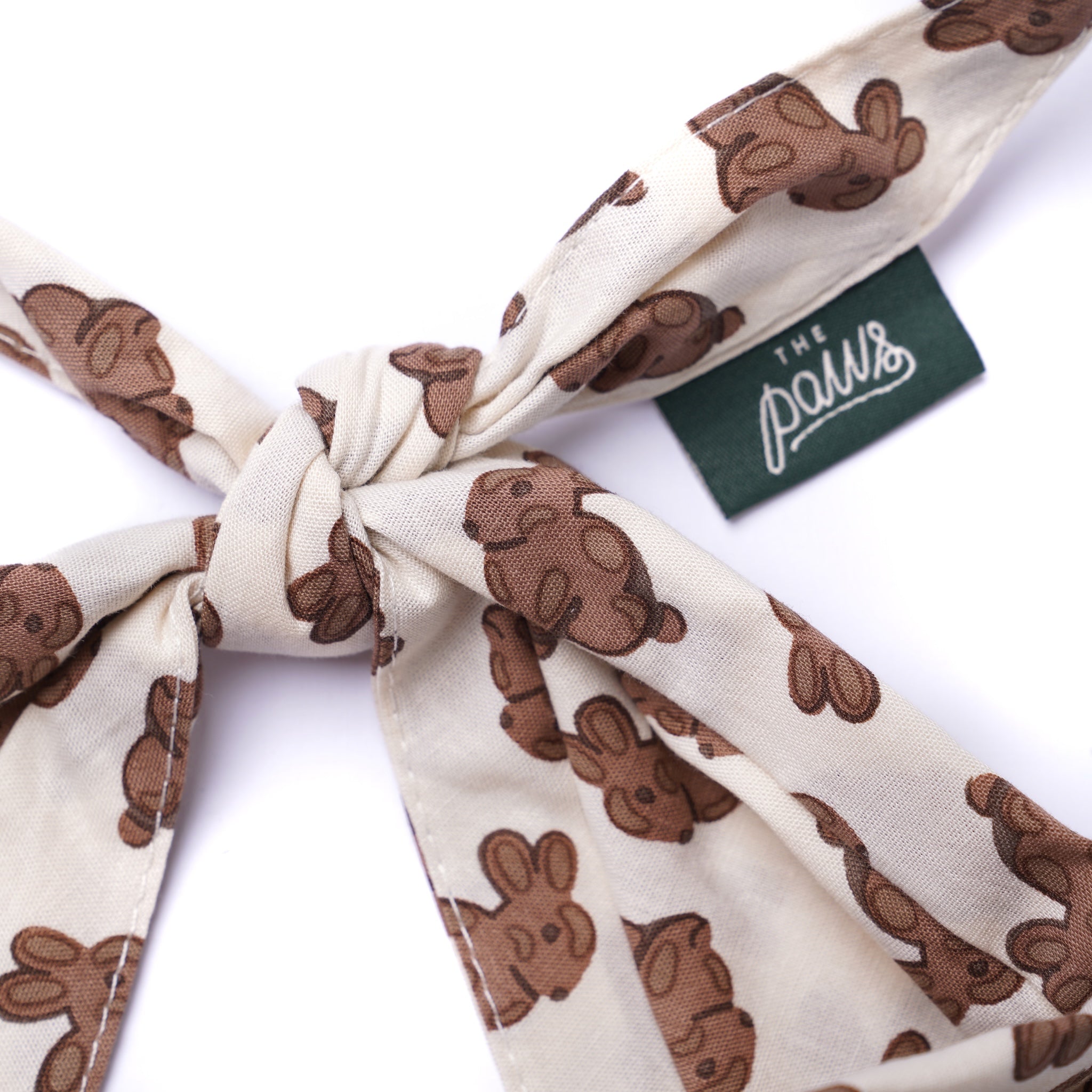 Chocolate Bunny Dog Bandana