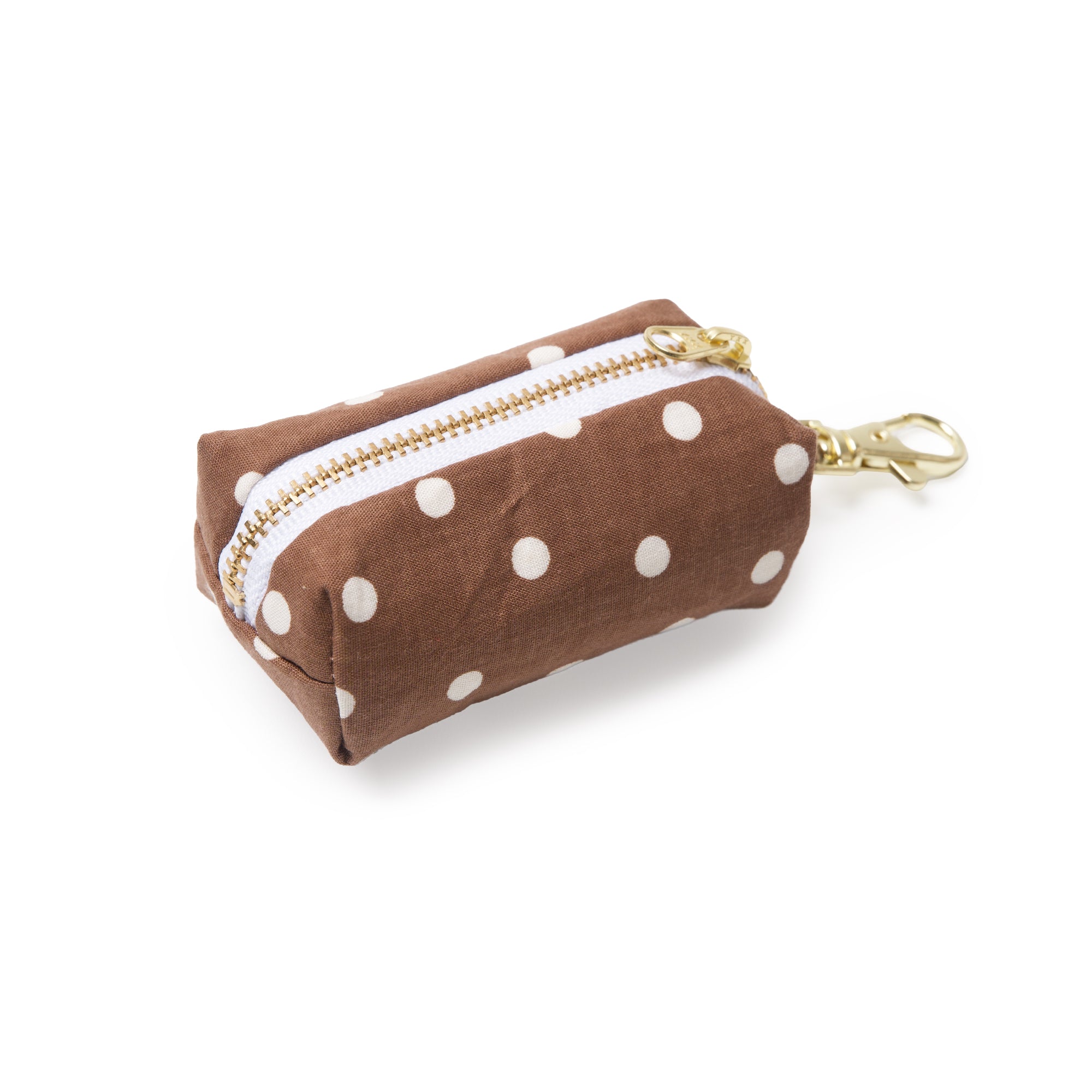 Dog Waste Bag Holder - Chocolate Dot