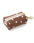Dog Waste Bag Holder - Chocolate Dot