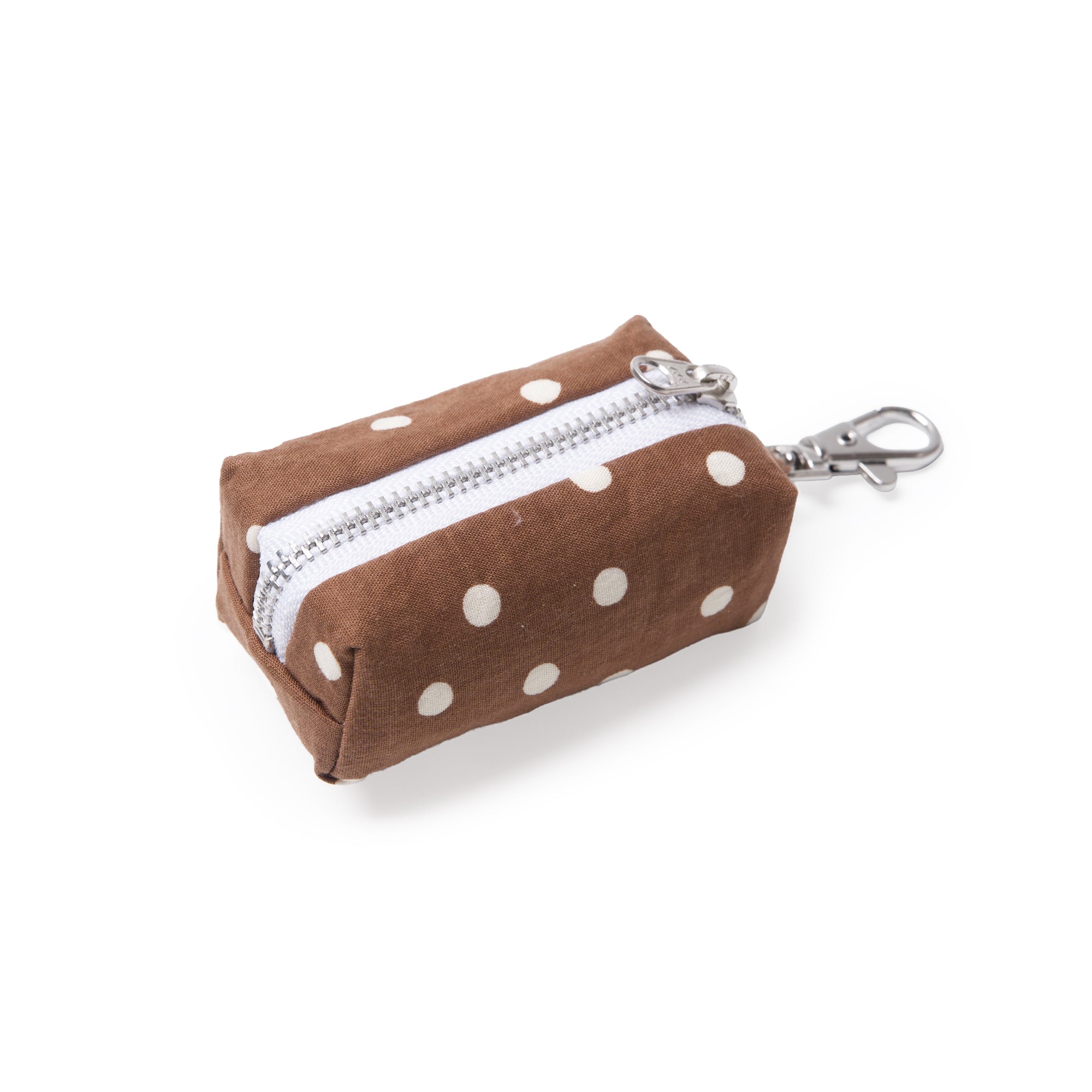 Dog Waste Bag Holder - Chocolate Dot