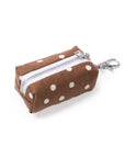 Dog Waste Bag Holder - Chocolate Dot