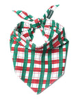 Christmas Plaid Dog Bandana