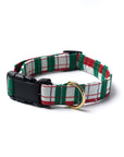 Christmas Plaid Dog Collar