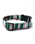 Christmas Plaid Dog Collar