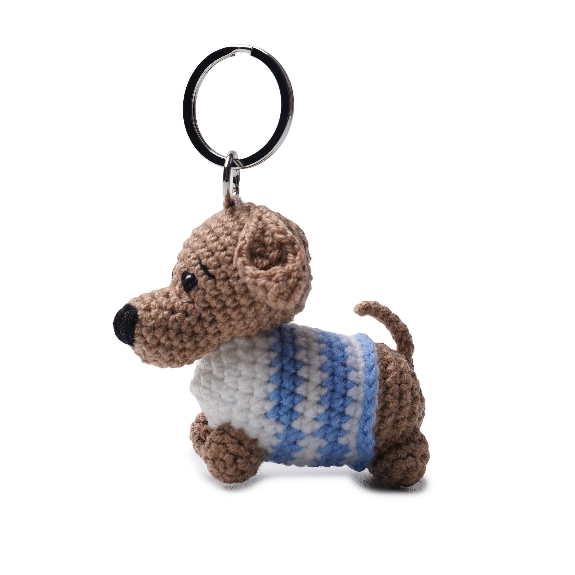 Crocheted Dog Keyring